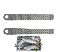 Quick Thawing Fixator Belt, 2 Pieces Defrosting Strap Set, 17.72x1.97 Inch Sturdy & Non Electric, Long Lasting Reusable Unfreezing Accessory for Meat, Vegetable, and Efficient Fast