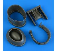 Quickboost QB49126 - 1:48 P-47D Cowling & Cooling Flaps (Opened) per Miniart