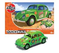 Nuovo Airfix Costruzione Rapida VW Beetle Flower-Power Auto Kit Modello - J6031
