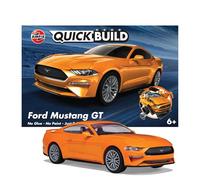 Quickbuild Ford Mustang GT Brick Building Plastic Model Kit Car Auto Costruzione rapida, Colore Arancione, J6036