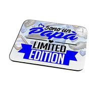 quickgadget Idea Regalo Tappetino Mouse Mouse Pad Festa del papà, (Sono Un papà Limited Edition) per Compleanno o qualche Altra Occasione con Frase Dedica e Disegno