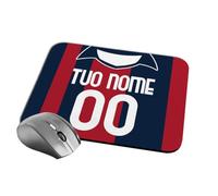quickgadget Idea Regalo Tappetino Mouse Pad per Tifoso Bologna - Personalizzato con Nome e Numero - Perfetto per Ufficio e Gaming