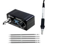 QUICKO DC24V T12-942 Saldatore Stazione di Saldatura Digitale Temperatura Regolabile Autosleep / Spegnimento Automatico / boost one-key Viene fornito con punta di saldatura (SET5)