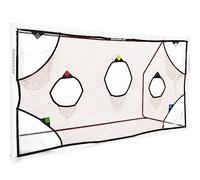 Quickplay PRO Reti 3.7 x 1.8M Bersaglio Obiettivo di Calcio con 7 Zone segnate - Esercizi di tiro e tiro Obiettivo
