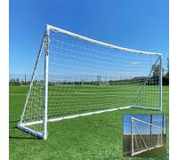 QUICKPLAY Q-Fold - Porta da calcio pieghevole in 30 secondi, in upvc resistente, dimensioni regolamentate 16 x 7, per adulti e bambini