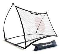 QUICKPLAY Spot da calcio Rebounder Net 1,5 x 1 m | Multi Sport Ball Skills Trainer con app di allenamento eCOACH | Target Football Rebounder Wall per controllo della palla e precisione & (3 misure