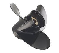 Quicksilver Black Diamond 3-Blade Aluminum Propeller, 9 dia x 10 pitch, Right Hand