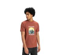 QUICKSILVER T-SHIRT FEEL THE OUTSIDE HENNA