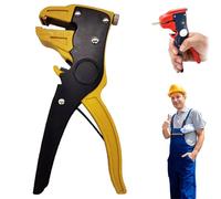 Quickstriper Wire Stripper,Quick Stripper,Vista Wire Stripper,Quickstrip Wire Stripper,Quick Strip Wire Stripper,Self Adjusting Wire Stripper 2 in 1 Cable Stripper Tool for Cable Repair (YELLOW)