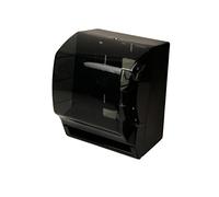 Quicky distributore di asciugamani a rotolo, plastica manualmente, nero trasparente, pacco 1er (1 x 1 pezzo)