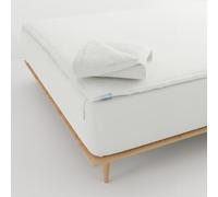 QuickZip Fitted Plus Spare Bundle: 1 Fitted Sheet (Base + Zip Sheet) & 1 Zip Sheet - Easy to Change, Won’t Pop Off - Soft Percale 400 TC 100% Cotton - 17.5” Deep Pockets King Size Sheets - Ivory
