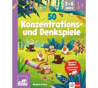 QUID+ 50 Konzentrations- und Denkspiele: für Kinder von 3-6 Jahren mit Eltern-Guide