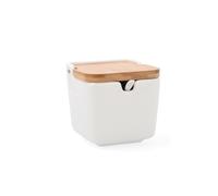 Quid Arizona Zuccheriera Ceramica 10x10x11cm Bianco
