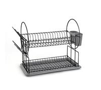 Quid Armony Scolapiatti 2 altezze con posatoio e poi, 52 x 23 x 36 cm, grigio