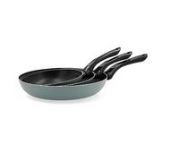 Quid Country Set 3 padelle in alluminio stampato, 18-22-26 cm, colore: blu