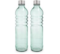 Quid Fresh Bottiglia da Tavolo in Vetro con Tappo da 1,25 l (Confezione da 2)