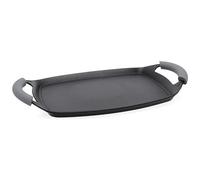 Quid - Griglia Quid Ebano Alluminio Forgiato Nero Silicone (36 X 23 Cm)