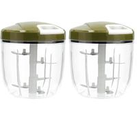 Quid Naturalia - Tritatutto manuale, 12,5 x 14 cm, 935 ml (Confezione da 2)