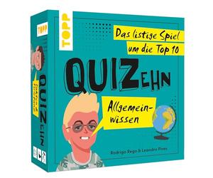 QUIDieci - Conoscenza Generale. Il Gioco astuto Intorno al Top 10° Gioco di Feste con 100 Quiz errati su conoscenze Davvero inutili