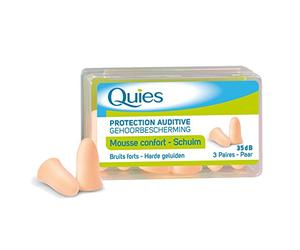 Quies Anti Noise Foam Earplugs 3 Pairs