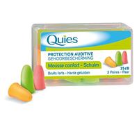 Quies Hearing Protection skin color foam 3 Pair c s