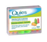 Quies Protezione Uditiva Mousse Antirumore 6 Paia - Protezione uditiva