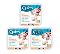 Quies tappi di cera per orecchie,3 confezioni,8 paia