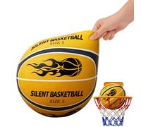 Quiet Basketball Dribbling Indoor - Wear Resistant Foam Training Ball, Soundless Bounce Practice Equipment, Safe Soft Sport Toy | Birthday Easter Children Day Home Playroom Fitness Skill Development