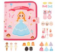 Quiet Book Principesse Tema Busy Board a partire da 1 2 3 anni Montessori Giocattoli Busy Book per Ragazze Regalo Primo Giocattolo Educativo