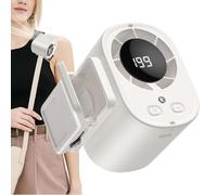 Quiet Cooling Fan - 199 Speed Airflow, Compact Size with Digital Display, High Capacity Battery, Portable Automated Clip, For Neck Waist Table Bedroom Office Summer Outdoor Travel Camping