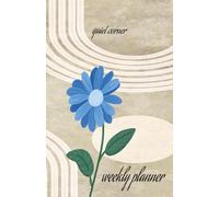 Quiet corner weekly planner, 52 weeks of organization to achieve your productivity goals. 1 page per week planner.