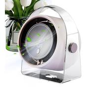 Quiet Desk Fan - Desktop Leafless Air Fan | Portable Bedside Table Fan Rechargeable For | Table Fan Quiet Workplace Travel Bathroom Dorm Camping Beach Car Home Outdoor Kitchen Hiking