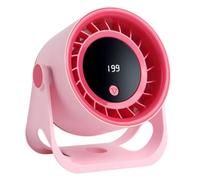 Quiet Desk Fan, USB Rechargeable, 199 Speed Digital Display Air Cooler Unit