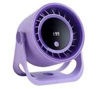Quiet Desk Fan, USB Rechargeable, 199 Speed Digital Display Air Cooler Unit