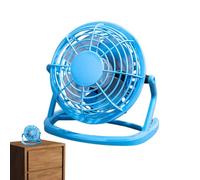 Quiet Fan, Mini Desk Cooler, Personal USB Blower, Silent Motor, Air Circulation Technology, Home Office Supplies, Blue Portable Small Design For Camping Trip Travel Laptop