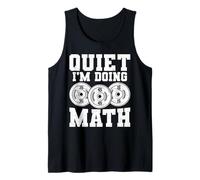 Quiet I'm Doing Math Powerlifting Geek Canotta