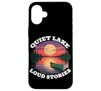 Quiet lake, loud stories Custodia per iPhone 16 Plus