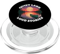 Quiet lake, loud stories PopSockets PopGrip per MagSafe