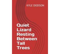 Quiet Lizard Resting Between Tall Trees
