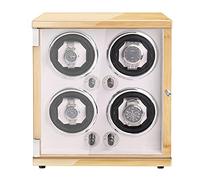 Quiet Motor Automatic Watch Winders For Automatic Watchs With Retractable Table Pillow And Premium Leather Exterior Open The Door To Stop The Rotation Fit Lady And Man Watches (Color : F, Size : 6+0