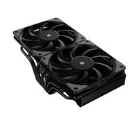 Quiet Operate JF13K Top-Down CPU Raffreddamento Ad Aria 7 Tubi di Calore 2x 120mm Cuscinetti Idraulici Ventola Ventilatore Per Gaming PC Computer Case Fan Con Tecnologia Heatpipe