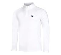 Quiet Please Big Serve 1/4 Zip Manica Lunga Uomini - Bianco