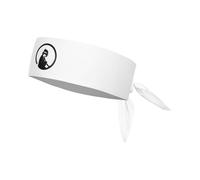 Quiet Please Court Bandana-Bianco in bianco