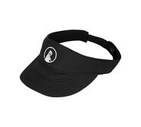Quiet Please Court Performance Visiera Donna - Nero, Bianco, Taglia: