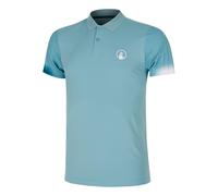 Quiet Please Create Tournament Polo Uomini - Blu Chiaro, Multicolore