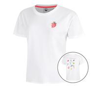 Quiet Please Crush Court Essentials Maglietta Donna - bianco, bianco