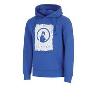 Quiet Please Crush Scraped Felpa con cappuccio Uomini - blu, bianco, Taglia: XXL