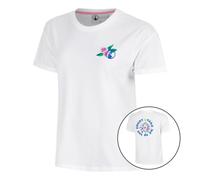 Quiet Please Crush TMTTC Maglietta Donna-bianco, blu in bianco, Taglia: XS