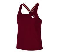Quiet Please Endlessly Serve & Volley 2.0 Canottiera Donna - Vino Rosso, Multicolore