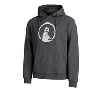 Quiet Please Endlessly Washed Out Loose Fit Felpa Con Cappuccio Uomini - Antracite, Bianco, Taglia: XS